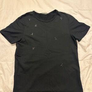 Dior T-shirt with sequined iconic bees